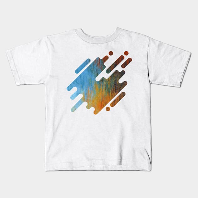 Digital Splash Kids T-Shirt by Zack